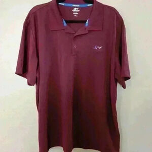 Greg Norman Attack life XXL Polo burgundy red